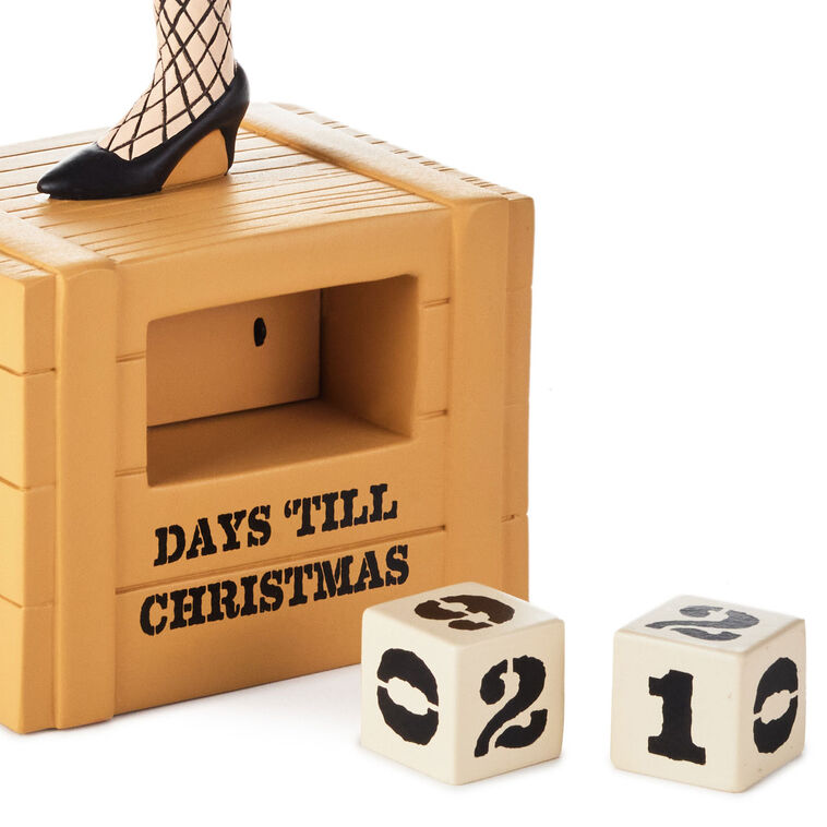 Hallmark A Christmas Story™ Leg Lamp Christmas Countdown Calendar Figurine With Light