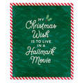  Hallmark Channel My Christmas Wish Throw Blanket, 50x60