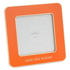 Hallmark Love You Mucho Coral Enamel Picture Frame, 4x4
