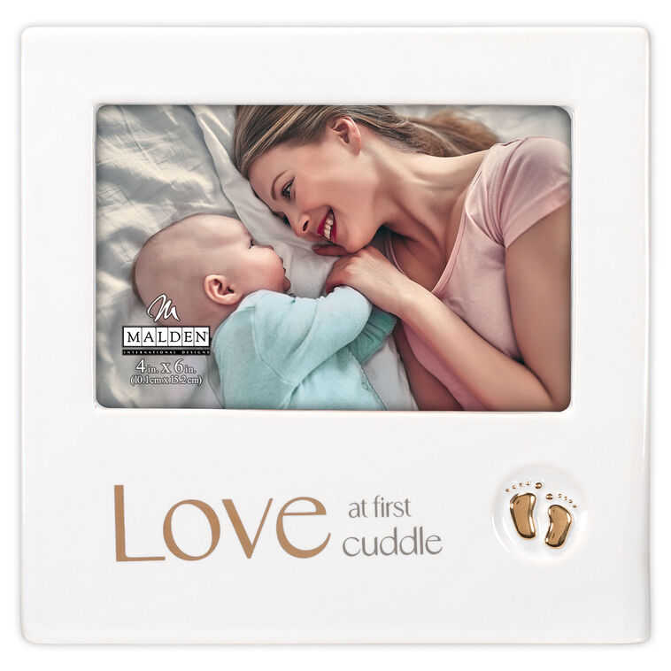  Love At First Cuddle Ceramic Picture Frame, 4x6