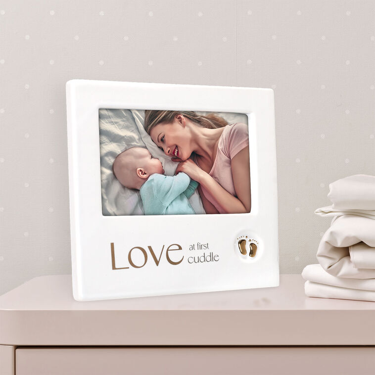  Love At First Cuddle Ceramic Picture Frame, 4x6