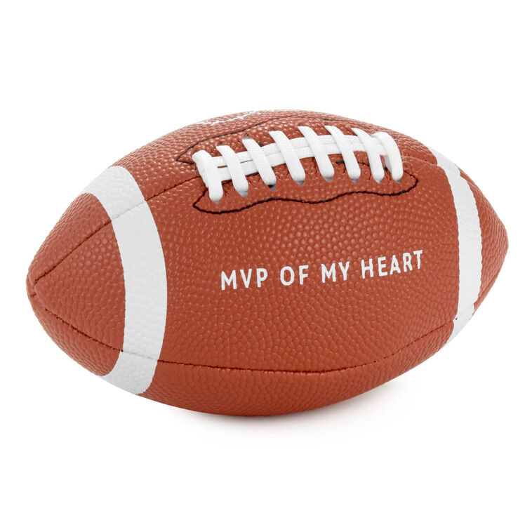 Hallmark MVP Of My Heart Plush Football, 6.5"