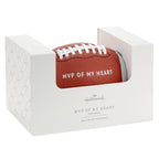 Hallmark MVP Of My Heart Plush Football, 6.5"