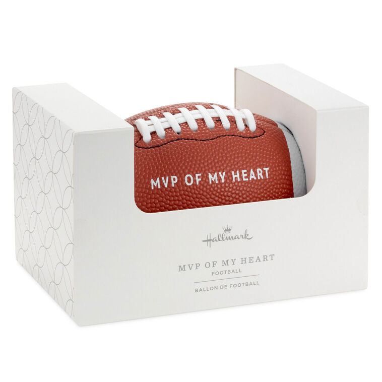 Hallmark MVP Of My Heart Plush Football, 6.5"