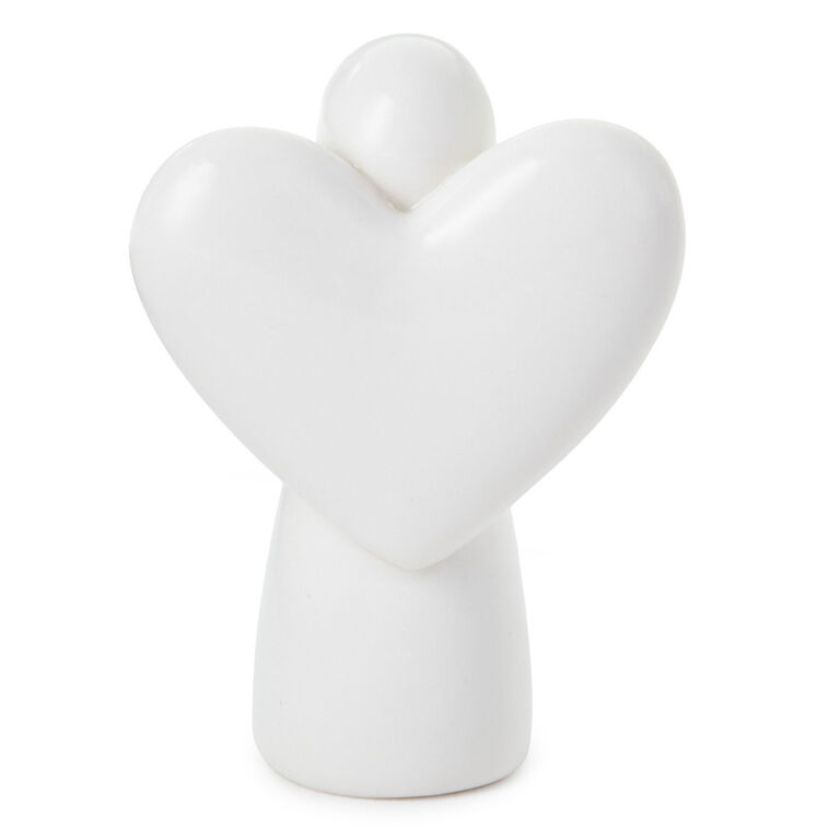 Hallmark Malachite Angel Of Protection Mini Angel Figurine, 2"