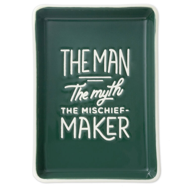 Hallmark Man, Myth, Mischief-Maker Trinket Tray