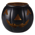 Hallmark Medium Black Metal Jack-o'-Lantern Candle Holder