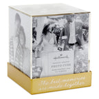 Hallmark Photo Cube Acrylic Picture Frame, Holds 5 Photos