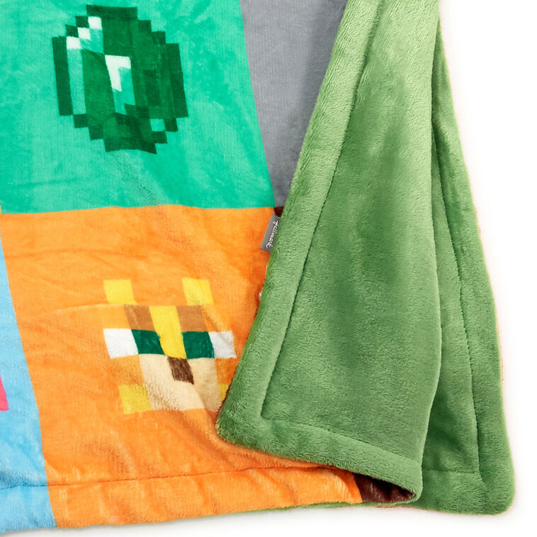 Hallmark Minecraft Game Icons Throw Blanket, 51x62