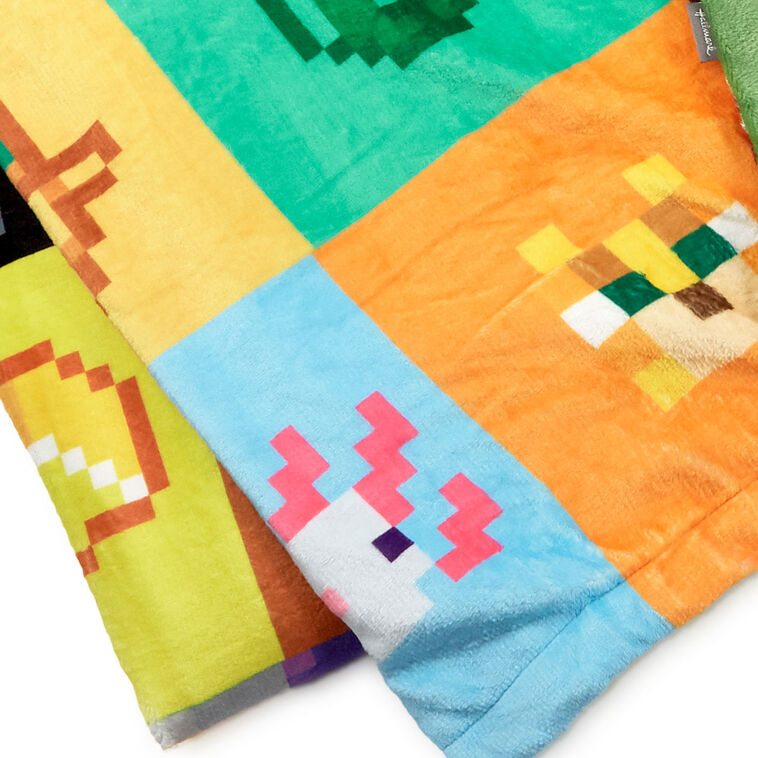 Hallmark Minecraft Game Icons Throw Blanket, 51x62