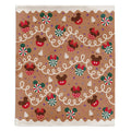 Hallmark Disney Mickey And Minnie Icons On Gingerbread Throw Blanket, 50x60