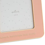 Hallmark Mom's Fan Club Coral Enamel Picture Frame, 4x4