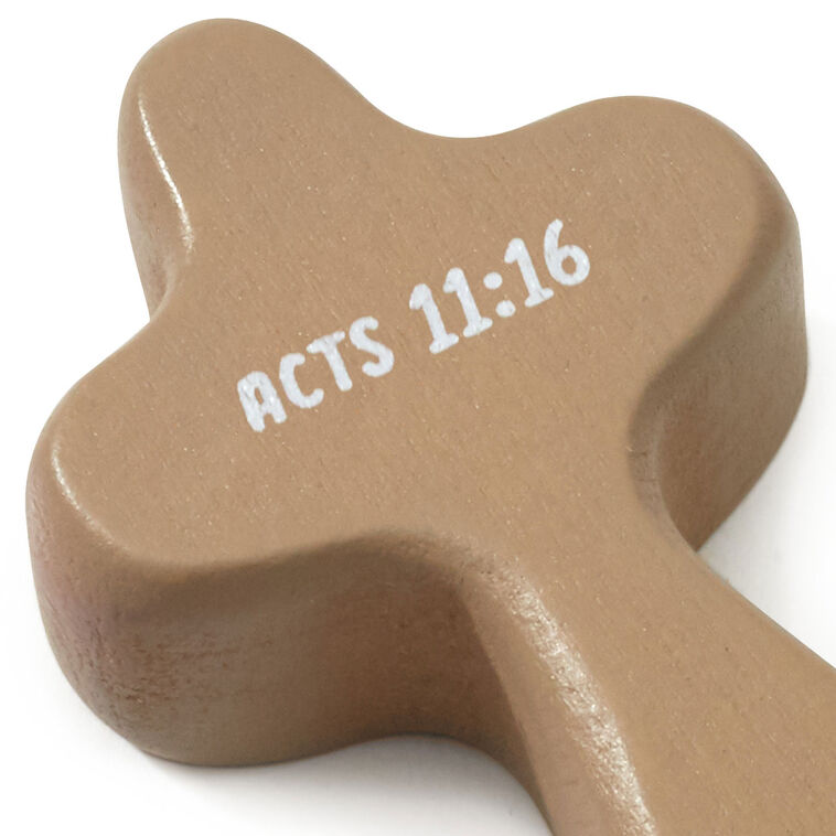 Hallmark My Baptism Mini Comfort Cross, 2.25"