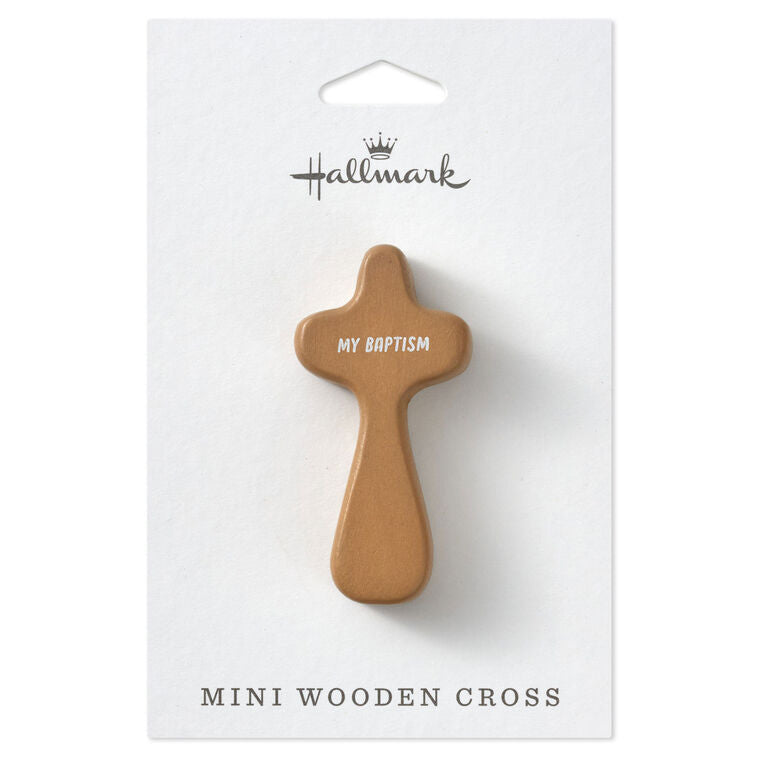 Hallmark My Baptism Mini Comfort Cross, 2.25"