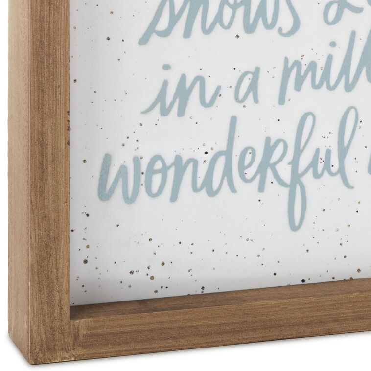 Hallmark Nana Shows Love Framed Quote Sign, 7x7