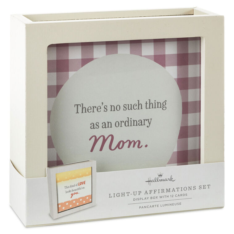 Hallmark New Mom Daily Affirmations Light-Up Frame With 12 Quotes