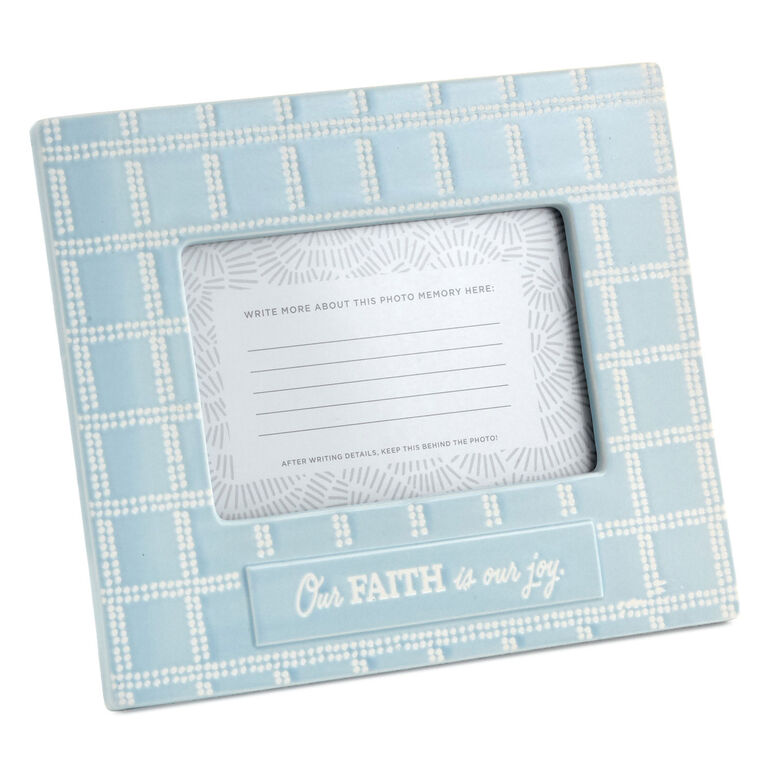 Hallmark Our Faith Is Our Joy Picture Frame, 4x6