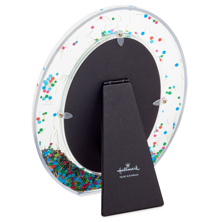 Hallmark Oval Confetti-Filled Picture Frame, 4x6