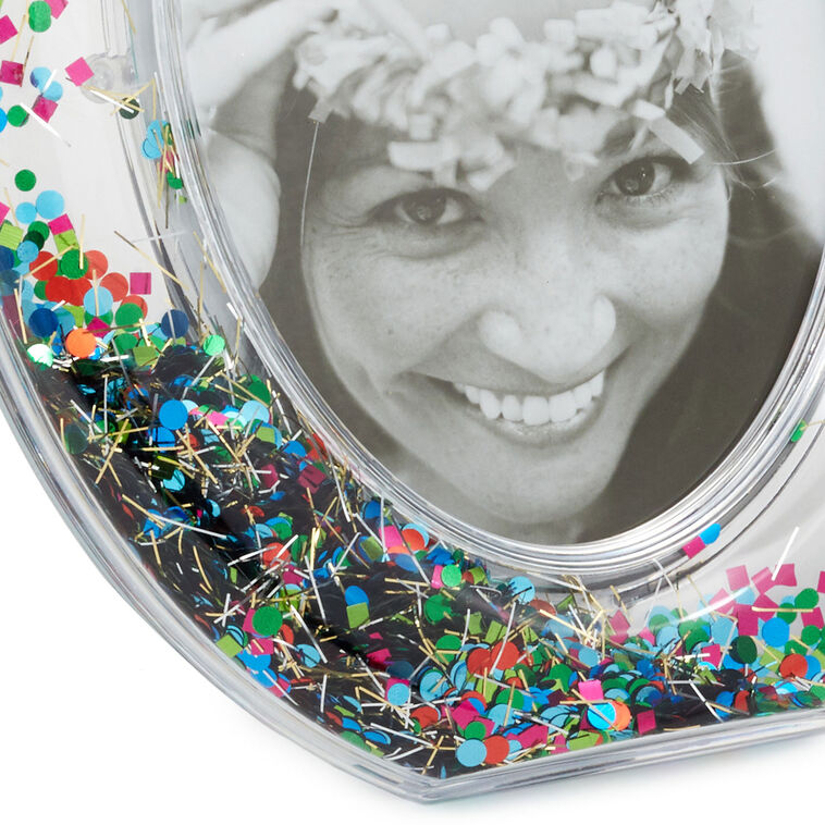 Hallmark Oval Confetti-Filled Picture Frame, 4x6