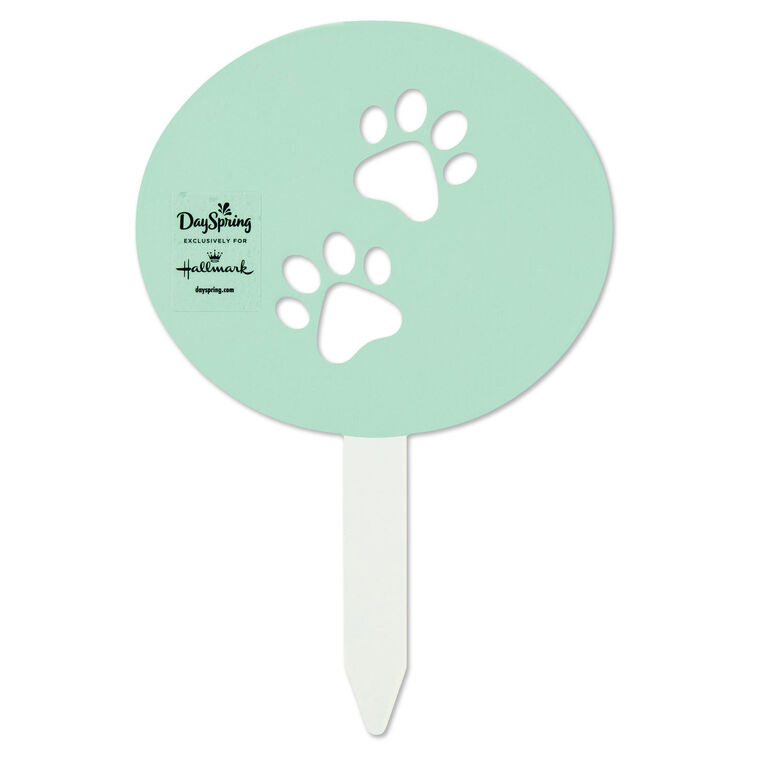 Hallmark Paw Prints Garden Stake, 6"