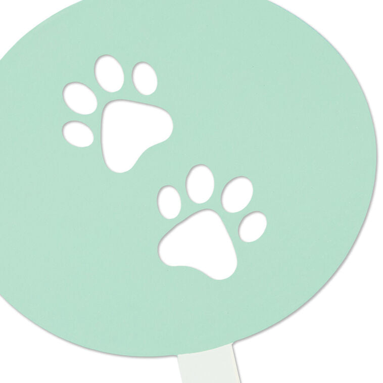 Hallmark Paw Prints Garden Stake, 6"