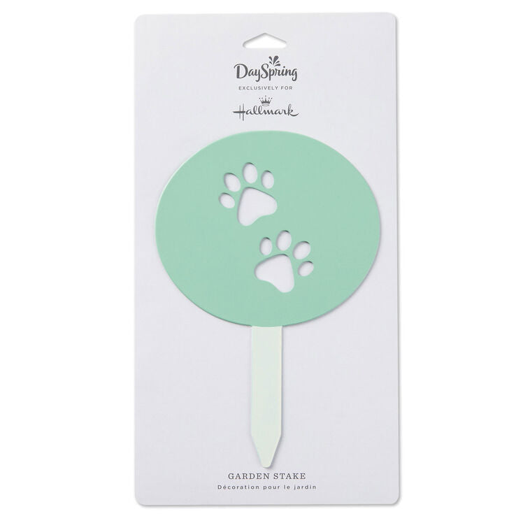Hallmark Paw Prints Garden Stake, 6"