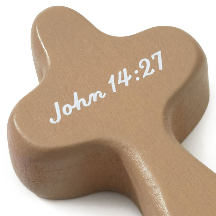 Hallmark Peace Mini Comfort Cross, 2.25"