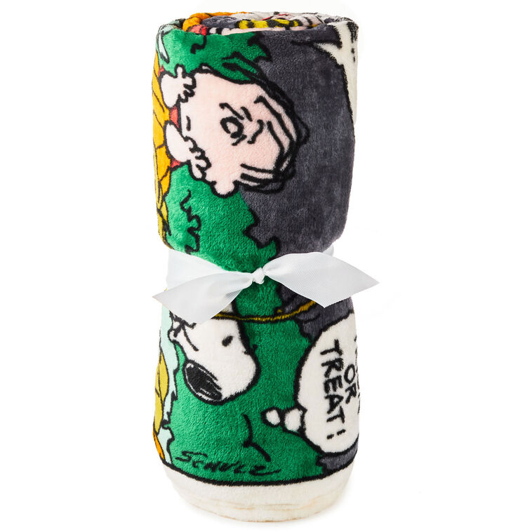 Hallmark Peanuts® Great Pumpkin Comic Strip Throw Blanket, 60x50