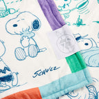 Hallmark Peanuts® 75th Anniversary Through The Years Plush Throw Blanket, 60x52