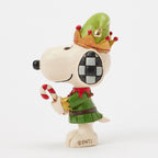 Enesco Jim Shore Peanuts Snoopy Christmas Elf Mini Figurine, 3.75"