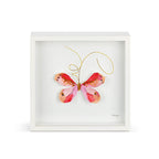  Demdaco Pink Butterfly Shadow Box Wall Decor, 10"