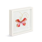 Demdaco Pink Butterfly Shadow Box Wall Decor, 10"
