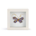  Demdaco Beautiful Soul Purple Butterfly Small Shadow Box Wall Decor, 4"