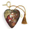  Demdaco Santa Musical Art Heart With Key Stand