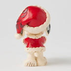 Enesco Jim Shore Peanuts Snoopy Santa With Cookie Plate Mini Figurine, 3.3"