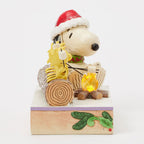 Enesco Jim Shore Peanuts Snoopy And Friends Light-Up Campfire Figurine, 5"