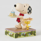 Enesco Jim Shore Peanuts Snoopy And Woodstock Cookies For Santa Figurine, 5"