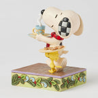 Enesco Jim Shore Peanuts Snoopy And Woodstock Cookies For Santa Figurine, 5"