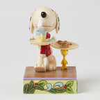 Enesco Jim Shore Peanuts Snoopy And Woodstock Cookies For Santa Figurine, 5"