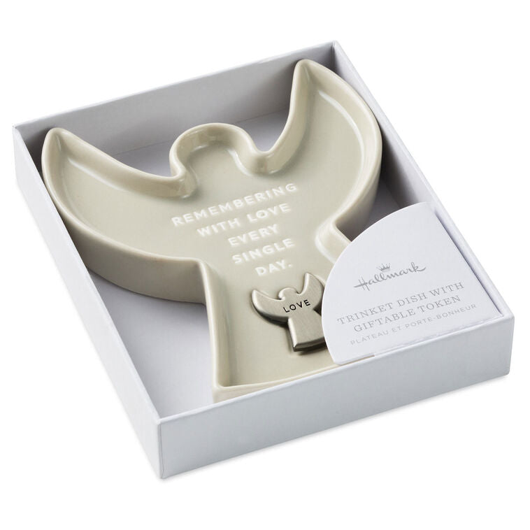 Hallmark Angel-Shaped Trinket Dish With Token