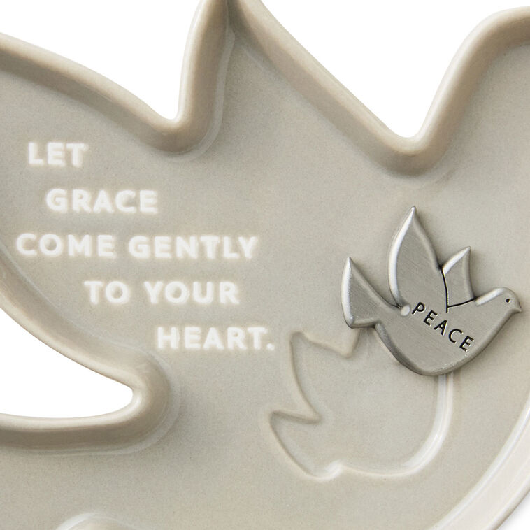 Hallmark Dove-Shaped Trinket Dish With Token