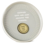 Hallmark Sun And Rays Round Trinket Dish With Token