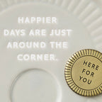 Hallmark Sun And Rays Round Trinket Dish With Token