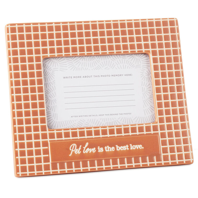 Hallmark Pet Love Is The Best Love Picture Frame, 4x6
