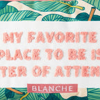 Hallmark The Golden Girls Blanche Devereaux Quote Throw Pillow, 22x13