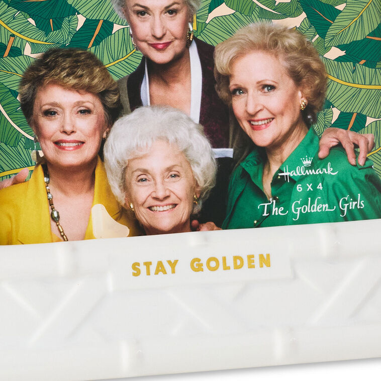 Hallmark The Golden Girls Stay Golden Ceramic Picture Frame, 4x6