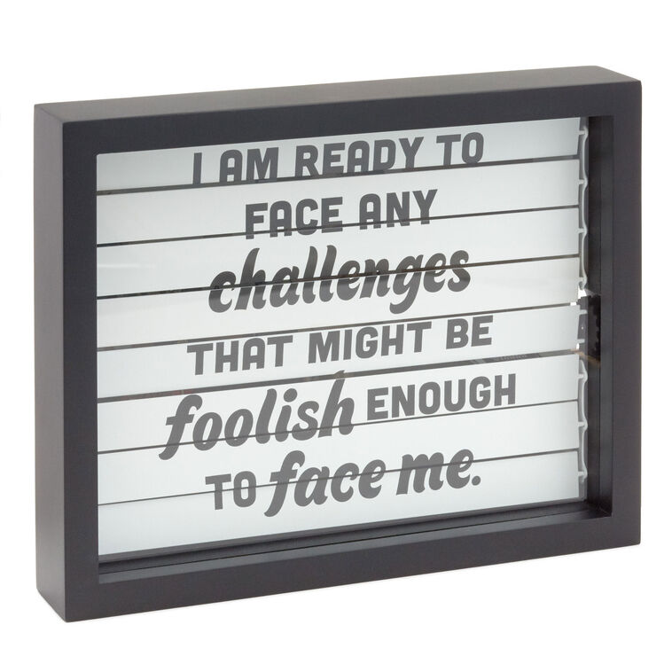 Hallmark The Office Dwight Schrute Behind Blinds Wall Decor