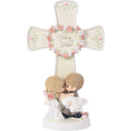  Precious Moments To Have And To Hold Wedding Cross Figurine, 6.75"