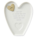 Hallmark Heart-Shaped Trinket Dish With Token