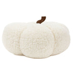Hallmark White Plush Fabric Pumpkin Fall Decoration